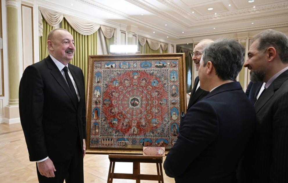 Präsident Ilham Aliyev empfängt Sprecher der Islamischen Beratenden Versammlung des Iran AKTUALISIERT VIDEO