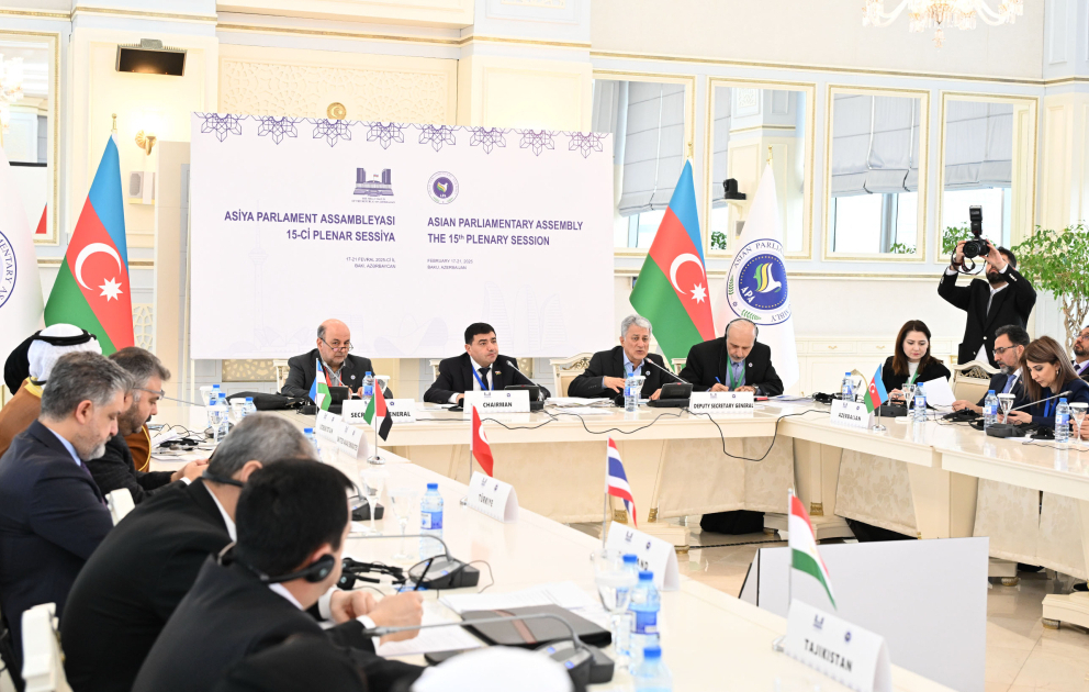 Baku-Erklärung zu Ergebnissen der 15. Plenarsitzung der Asiatischen Parlamentarischen Versammlung angenommen VIDEO