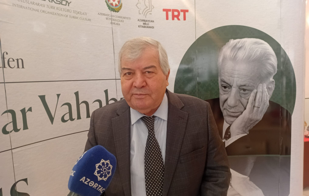 Sabir Rüstəmxanlı: Bəxtiyar Vahabzadə Azərbaycan mədəniyyətini türk dünyasında layiqincə təmsil edən böyük şəxsiyyət idi VİDEO