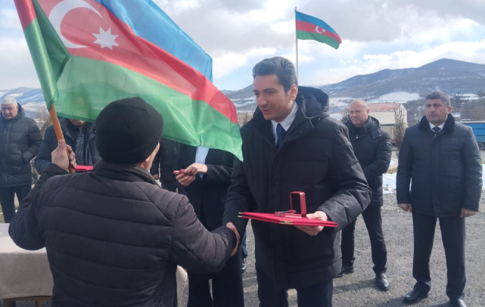 22 more families relocated to Khojaly’s Ballija village get house keys VIDEO