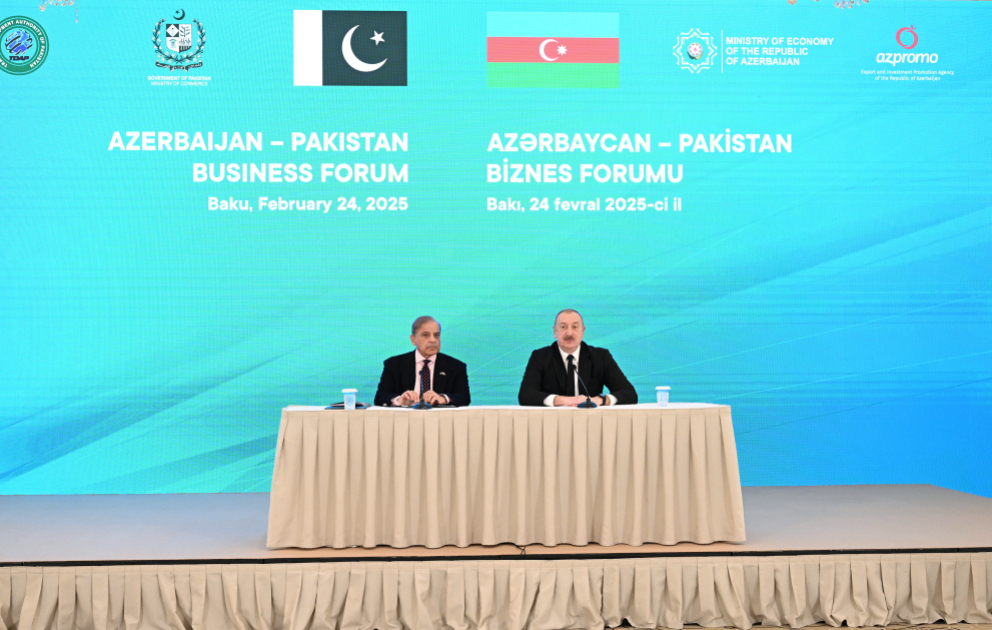 Azerbaijan-Pakistan business forum held in Baku VIDEO