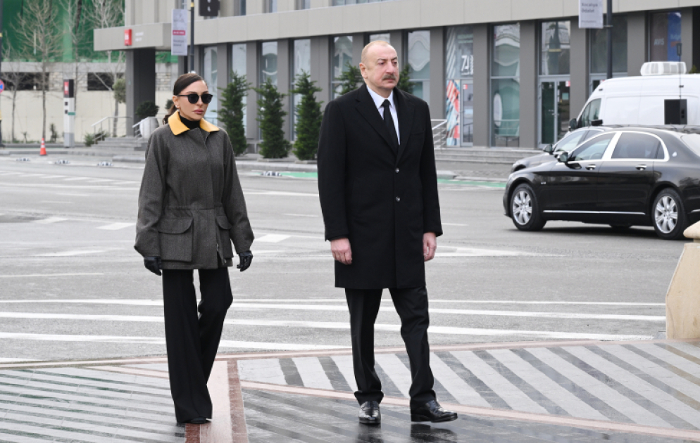 President Ilham Aliyev and First Lady Mehriban Aliyeva visited Khojaly Genocide Memorial VIDEO