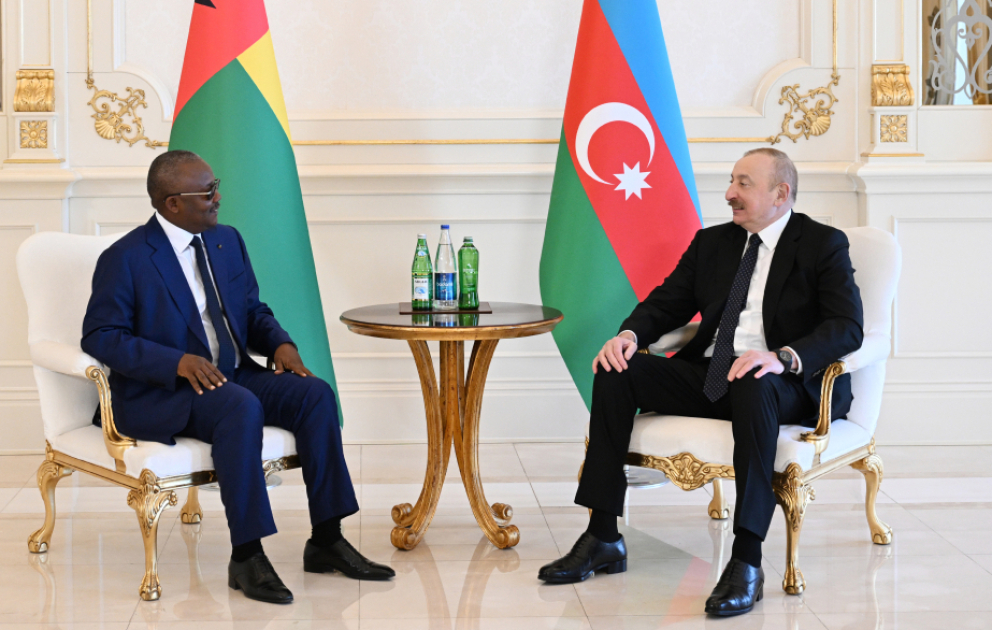 President of Azerbaijan Ilham Aliyev held one-on-one meeting with President of Guinea-Bissau VIDEO