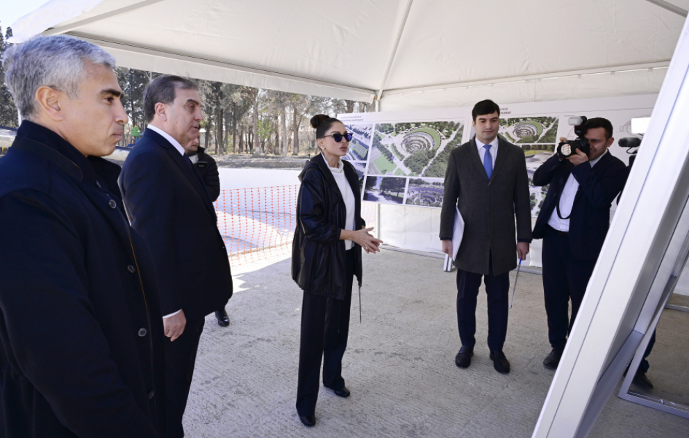 Mehriban Aliyeva prend connaissance du projet du Complexe commémoratif de Gandja VIDEO