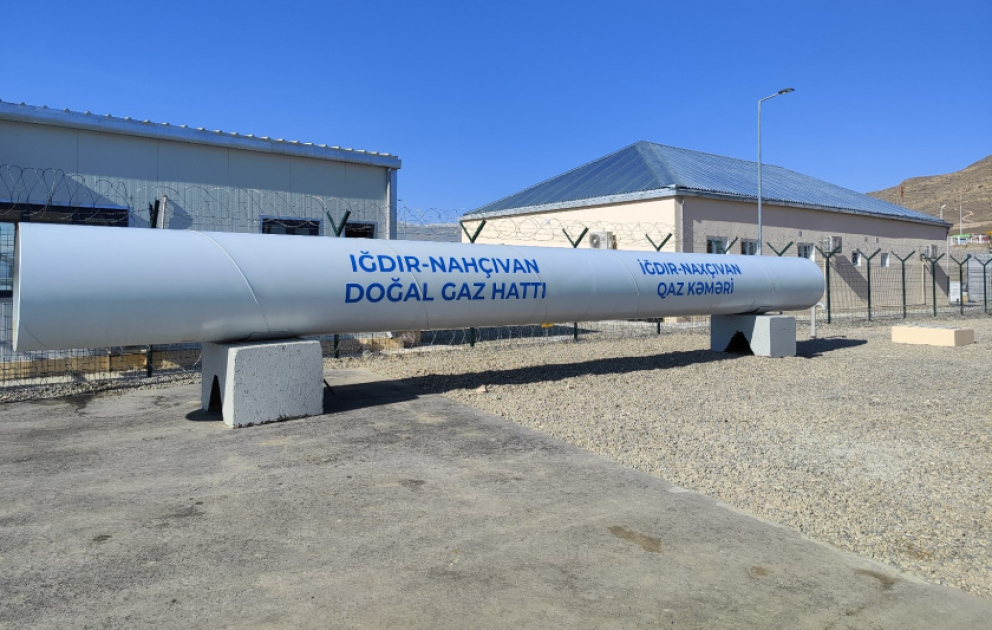 İğdır-Naxçıvan qaz kəməri Naxçıvanın enerji təhlükəsizliyinin dayanıqlığını təmin edəcək VİDEO