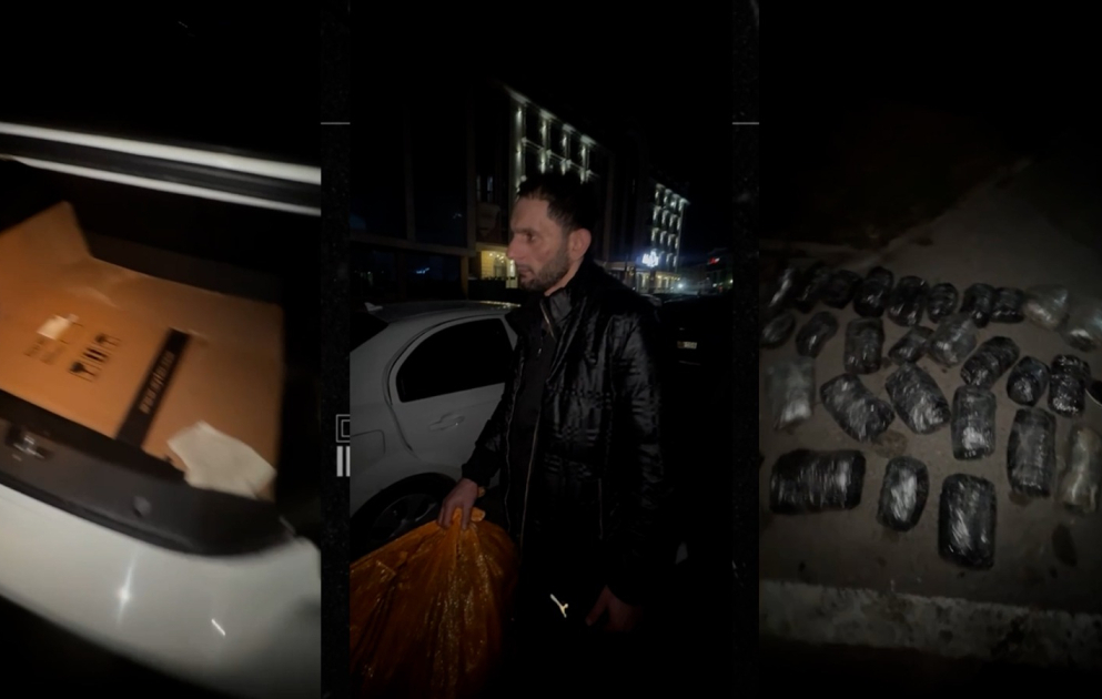 BNMİ-dən növbəti əməliyyat: 32 kiloqram narkotik vasitə aşkarlanıb VİDEO