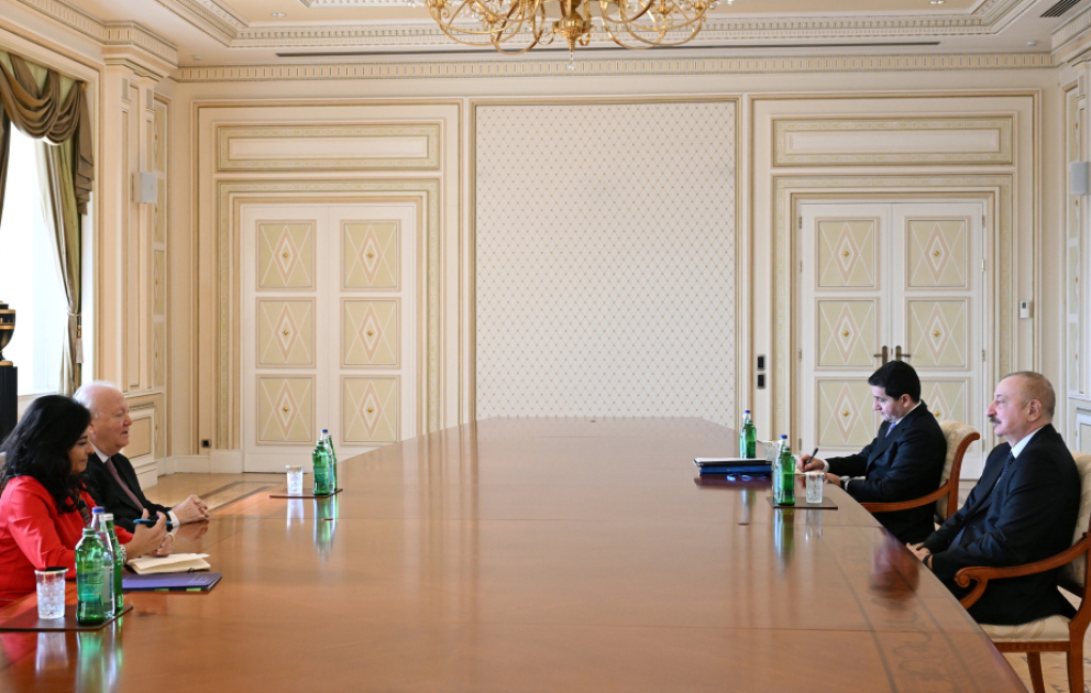 Prezident İlham Əliyev BMT Baş katibinin müavinini qəbul edib  YENİLƏNİB  VİDEO