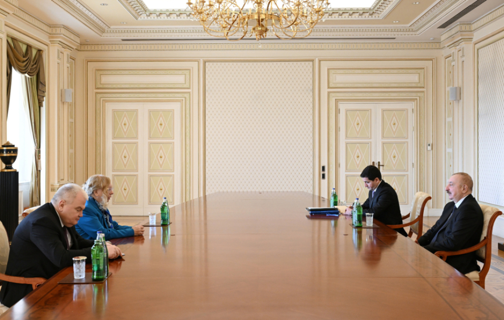 Präsident Aserbaidschans Ilham Aliyev empfängt Generaldirektorin des UN-Büros in Genf AKTUALISIERT VIDEO