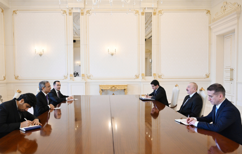 Präsident Ilham Aliyev empfängt Generalsekretär der Organisation für wirtschaftliche Zusammenarbeit AKTUALISIERT VİDEO