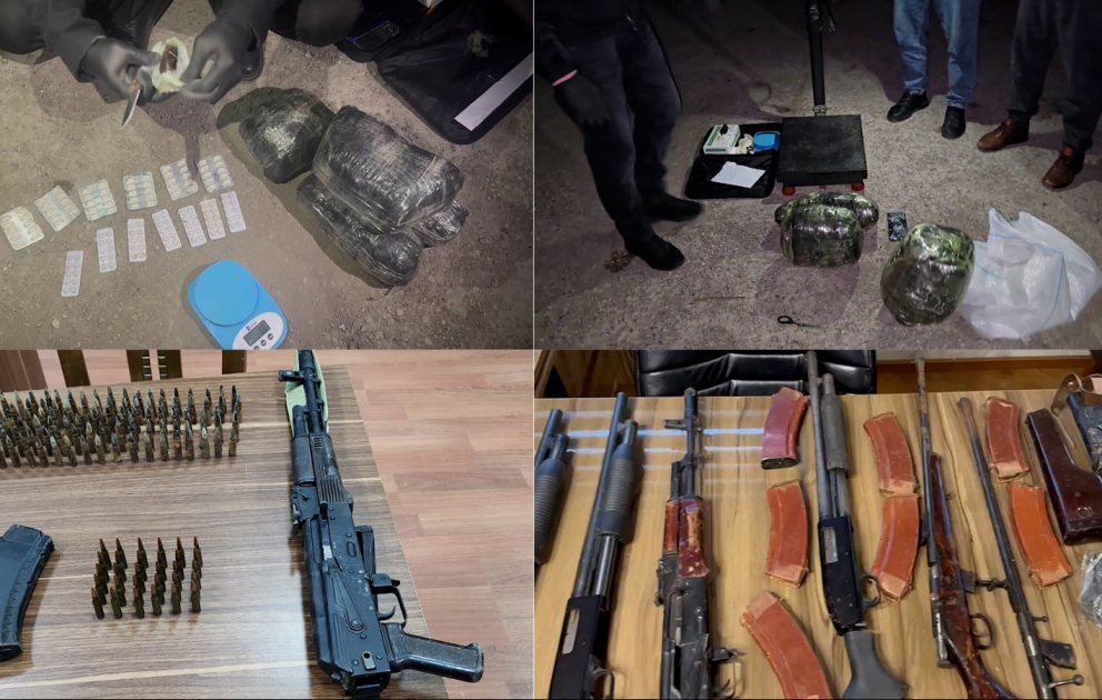 Binəqədidə polis əməliyyat keçirib, 22 kiloqram narkotik vasitə aşkarlanıb VİDEO