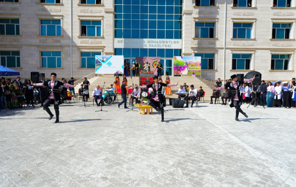 Naxçıvan Dövlət Universitetində Novruz şənliyi keçirilib VİDEO