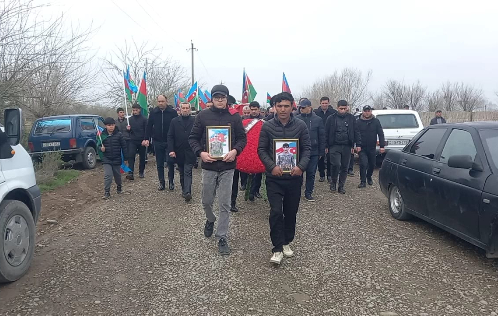 Солдат Али Иманов, погибший в результате схода лавины в Гядабее, похоронен в Сабирабаде ВИДЕО
