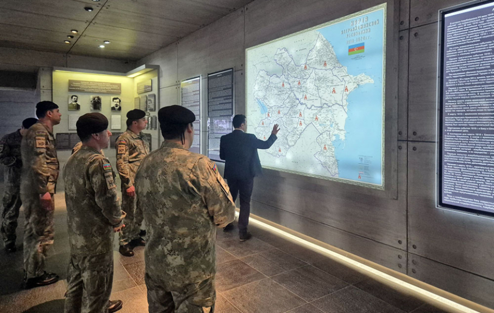 В Азербайджанской армии проведены памятные мероприятия в связи с 31 Марта – Днем геноцида азербайджанцев ВИДЕО