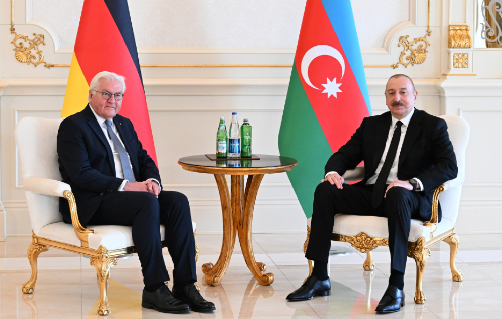 Les présidents azerbaïdjanais et allemand ont eu un entretien en tête-à-tête VIDEO