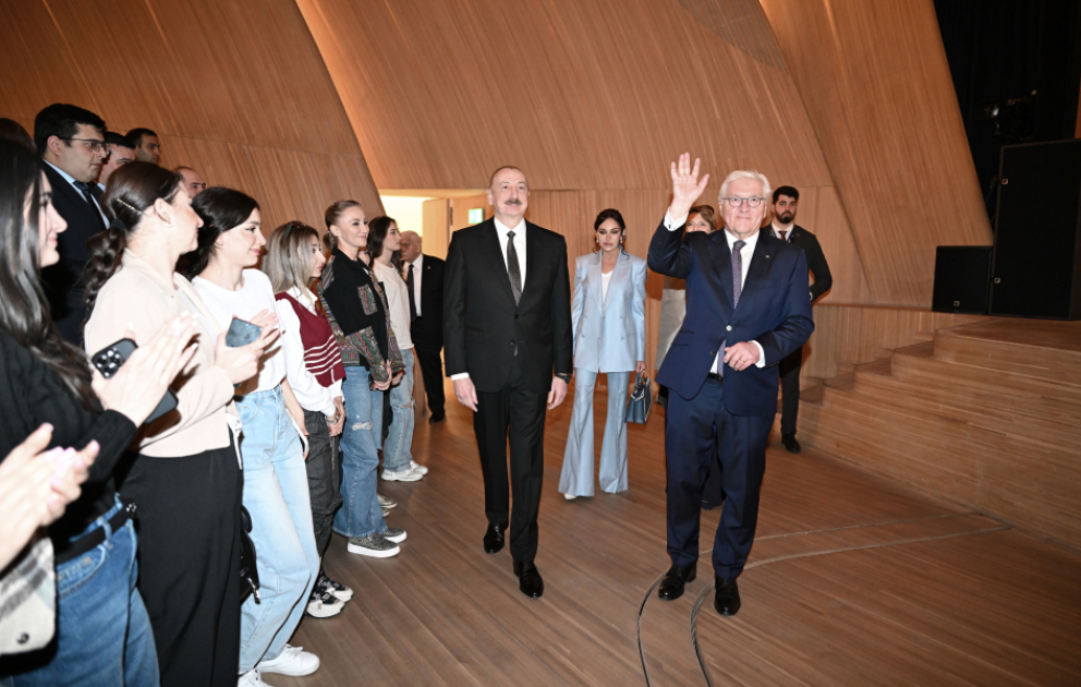 Presidents of Azerbaijan and Germany attended concert at Heydar Aliyev Center VIDEO