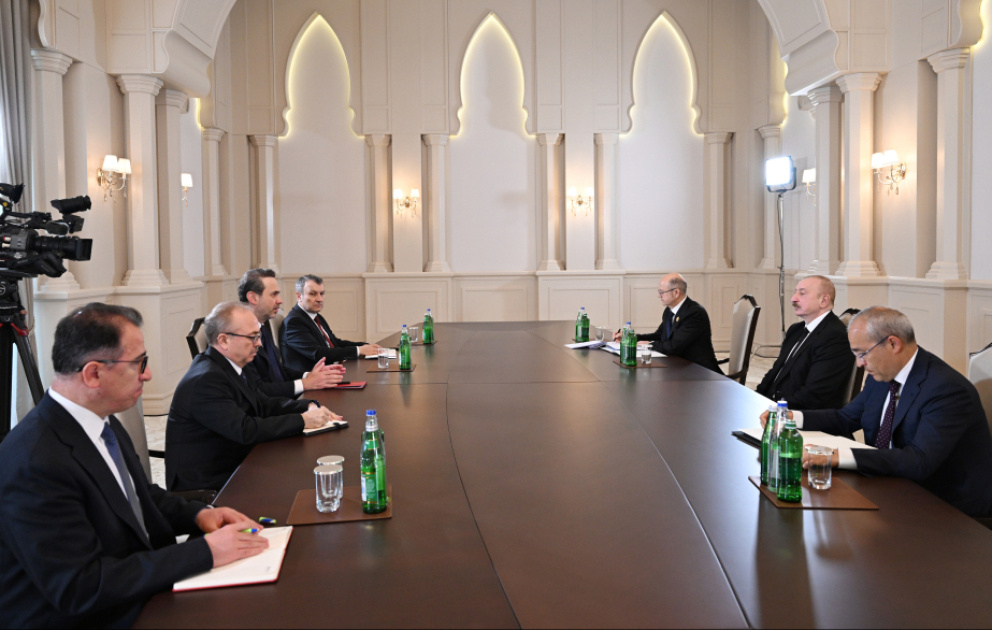 Prezident İlham Əliyev Türkiyənin enerji və təbii sərvətlər nazirini qəbul edib YENİLƏNİB VİDEO