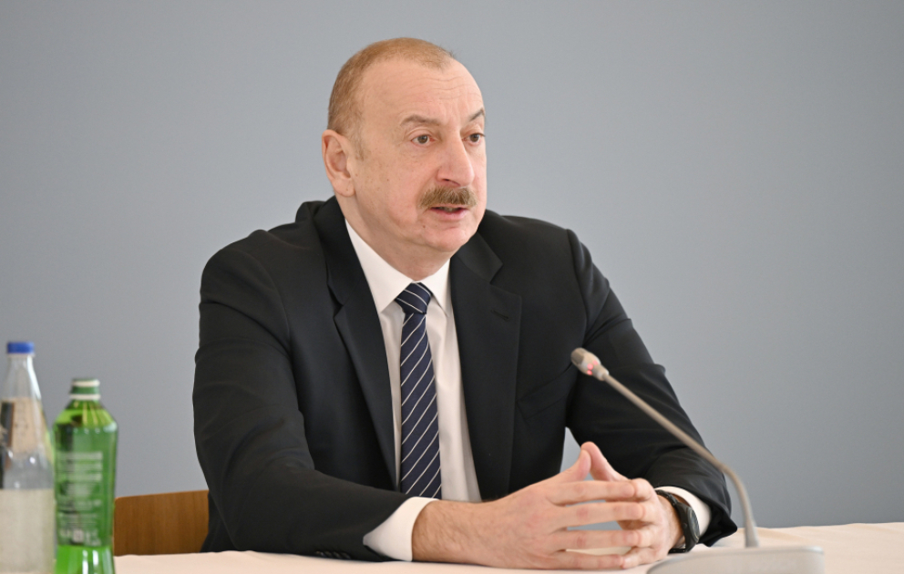 Prezident: Cənubi Qafqazda ayırıcı xətləri çəkmək cəhdləri birmənalı şəkildə uğursuz olacaq VİDEO