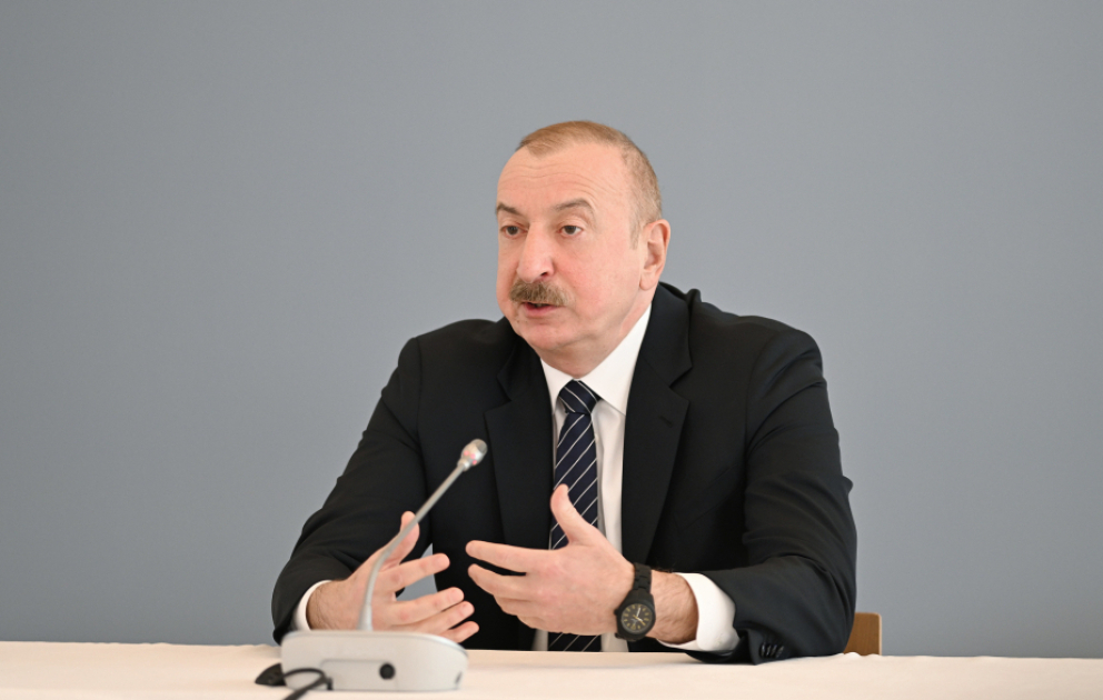 Prezident İlham Əliyev ADA forumunda ölkəmizin İrandakı səfirliyinə qarşı törədilmiş terror aktına toxunub VİDEO