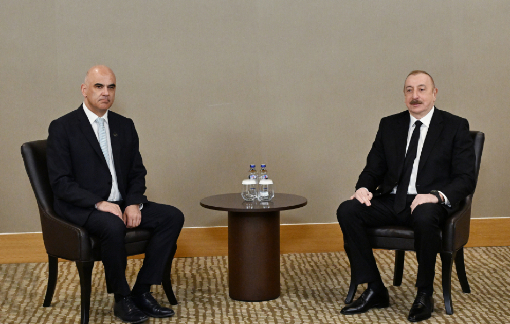 Prezident İlham Əliyevin Antalyada Avropa Şurasının Baş katibi Alen Berse ilə görüşü olub  YENİLƏNİB  VİDEO