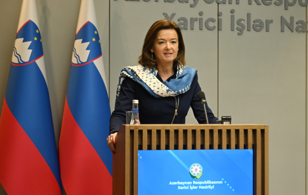 Sloveniyalı nazir: Azərbaycanla ticarət əməkdaşlığının genişləndirilməsində böyük potensial mövcuddur VİDEO