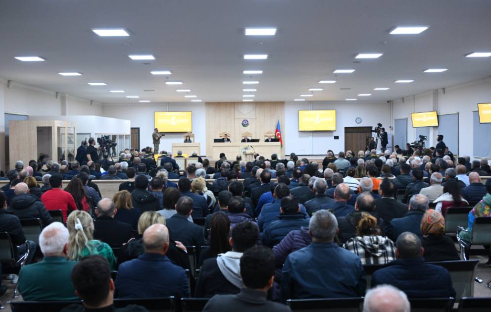 Zərərçəkmiş şəxs: Xocalı soyqırımının təşkilatçıları və soyqırımına rəhbərlik edənlər zaman-zaman Ermənistanın siyasi-hərbi rəhbərliyində təmsil olunublar MƏHKƏMƏ VİDEO