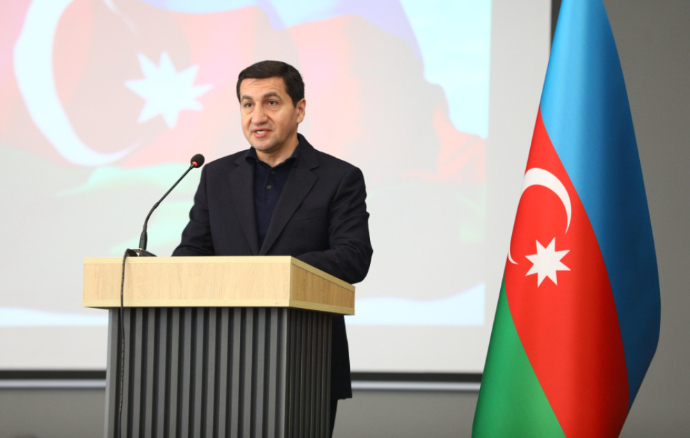 Hikmət Hacıyev: Müharibə cinayətləri törətmiş şəxslər şəffaf və açıq məhkəmə prosesinə cəlb olunublar VİDEO