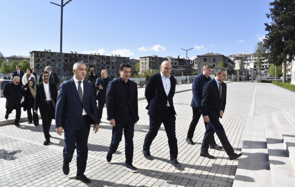 Представители аккредитованного в Азербайджане дипкорпуса посетили город Ханкенди ОБНОВЛЕНО  ВИДЕО