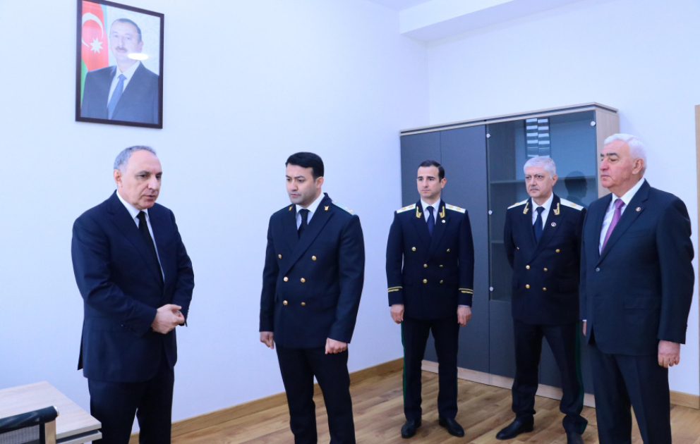 Pirallahı Rayon Prokurorluğunun yeni inzibati binası istifadəyə verilib VİDEO