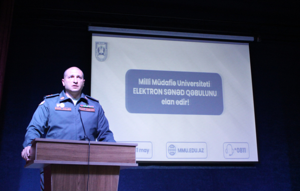 Şərurda Milli Müdafiə Universitetinin xüsusi təyinatlı təhsil müəssisələrinə qəbulun təşviqi aparılıb VİDEO