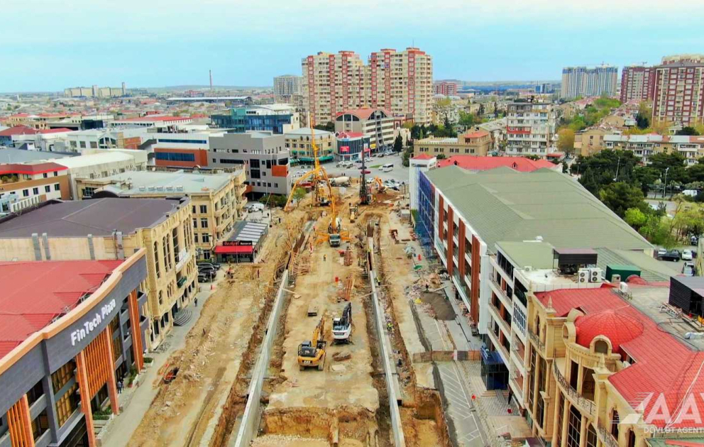 Dövlət proqramına uyğun yeni yolun inşası sürətlə davam etdirilir VİDEO