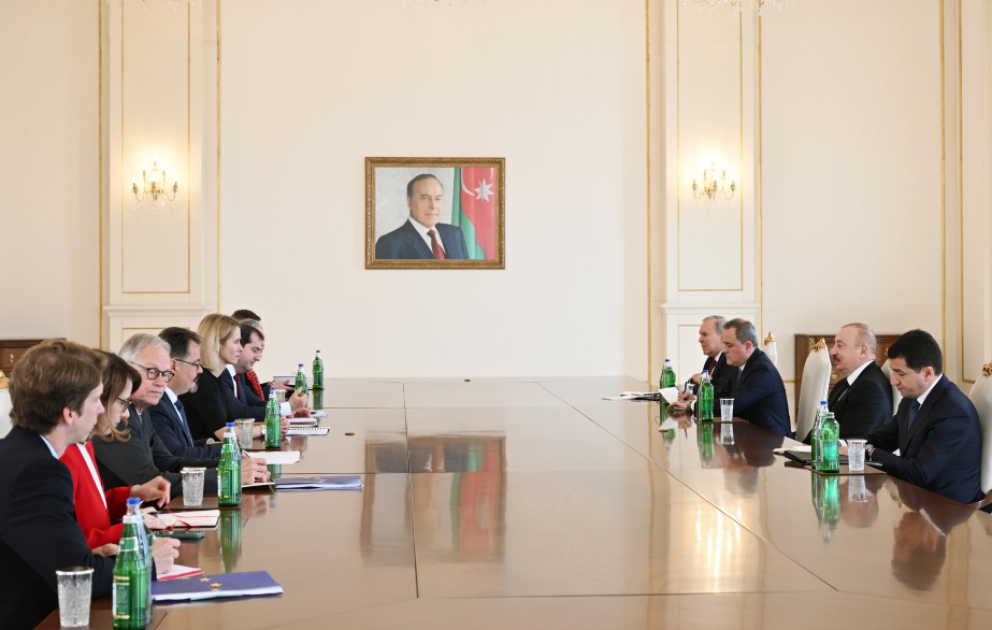 President Ilham Aliyev received EU High Representative and Vice-President of European Commission Kaja Kallas VIDEO