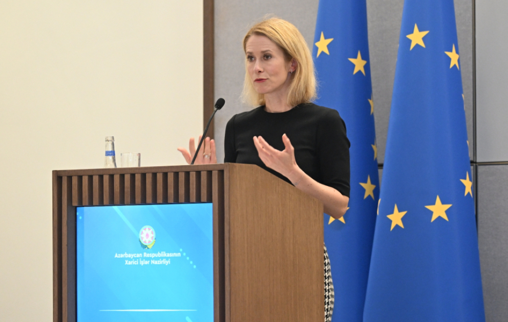 Kaya Kallas: Azərbaycan regionda mühüm tərəfdaşdır VİDEO