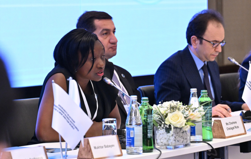 Charlene Ruto: Azərbaycan dayanıqlı inkişaf məqsədləri istiqamətində səylərini nümayiş etdirir VİDEO