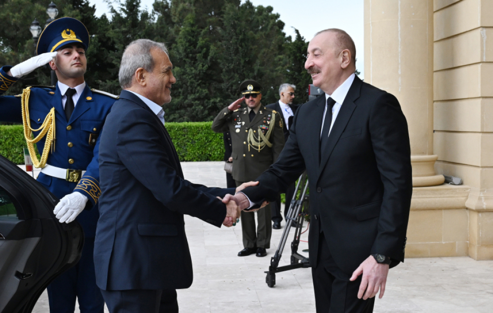 Official welcome ceremony was held for President of Iran Masoud Pezeshkian VIDEO
