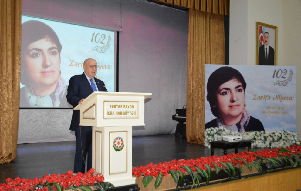 Tərtərdə “Zərifə Əliyeva: Əbədi işıq mücəssəməsi” mövzusunda konfrans keçirilib VİDEO
