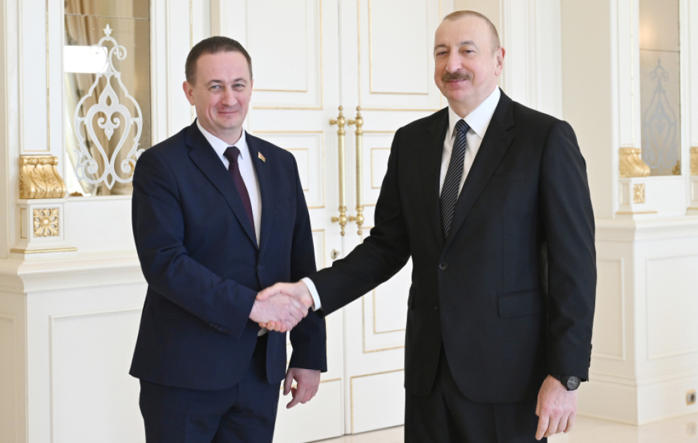 President of Azerbaijan Ilham Aliyev received Prime Minister of Belarus VIDEO