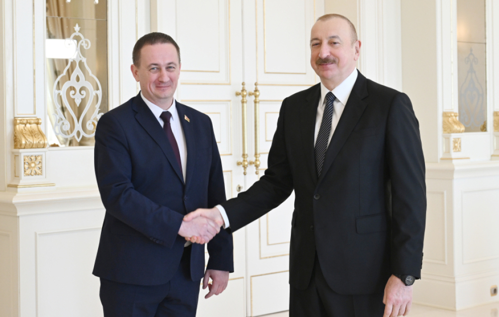 Präsident Ilham Aliyev empfängt Premierminister von Belarus AKTUALISIERT VIDEO