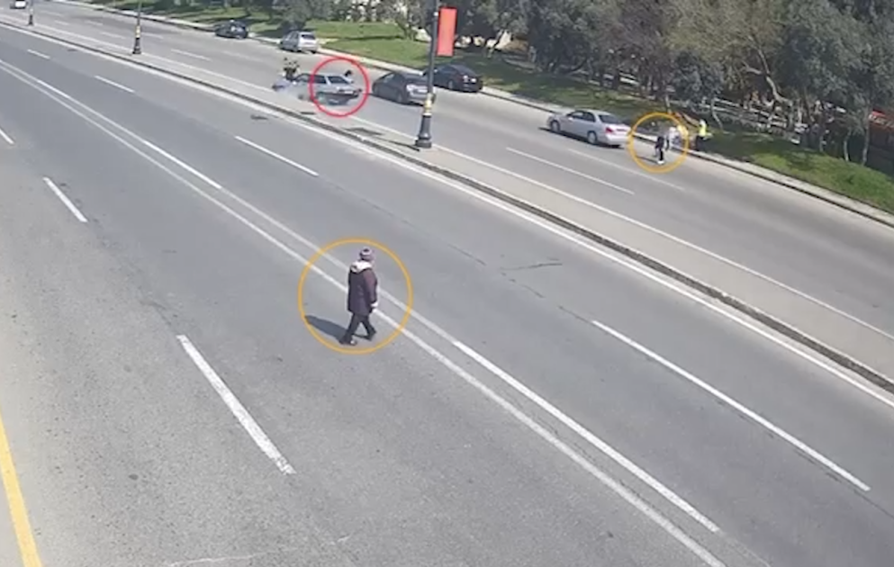 Nəqliyyatı İntellektual İdarəetmə Mərkəzi piyadalara çağırış edib VİDEO