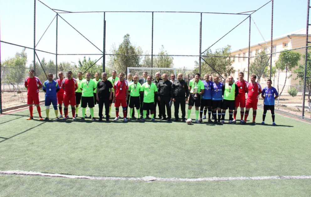 Məhkumlar arasında minifutbol turniri təşkil olunub VİDEO