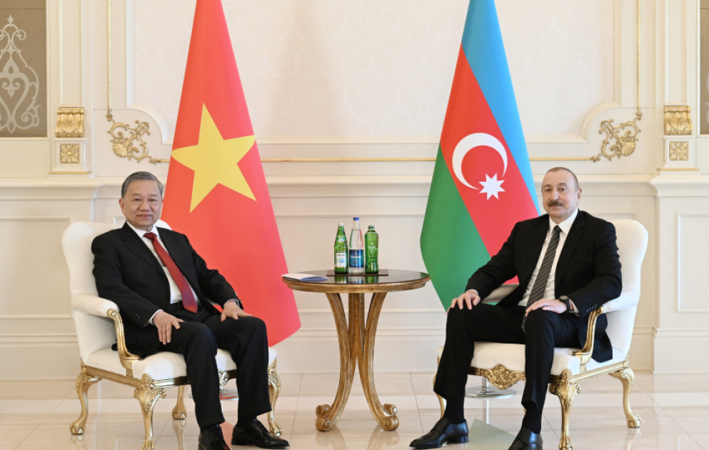 Ilham Aliyev und To Lam treffen sich im engsten Kreis VIDEO
