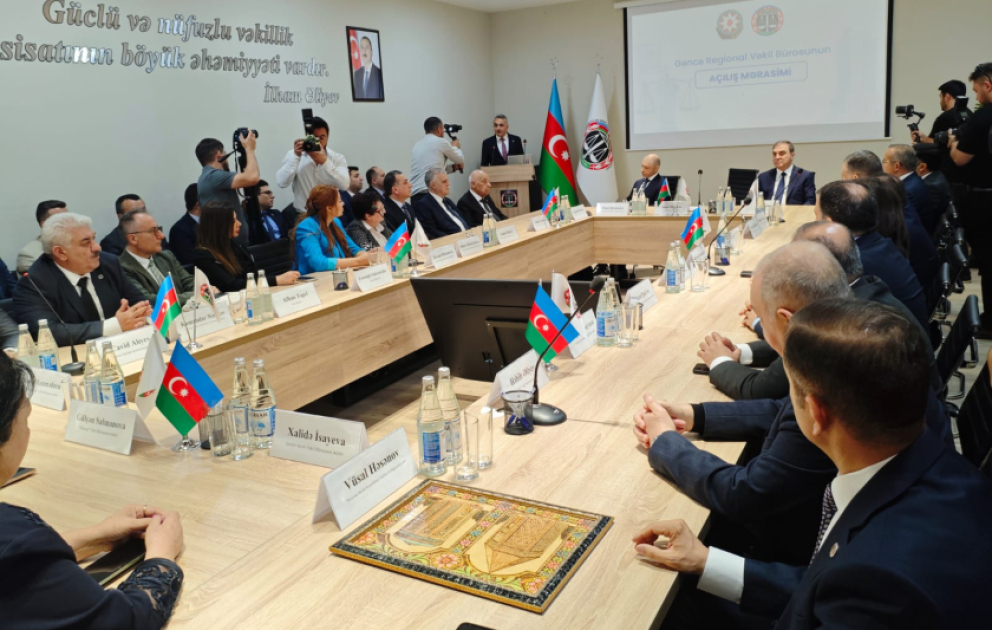 Gəncə Regional Vəkil Bürosunun yeni inzibati binası istifadəyə verilib VİDEO