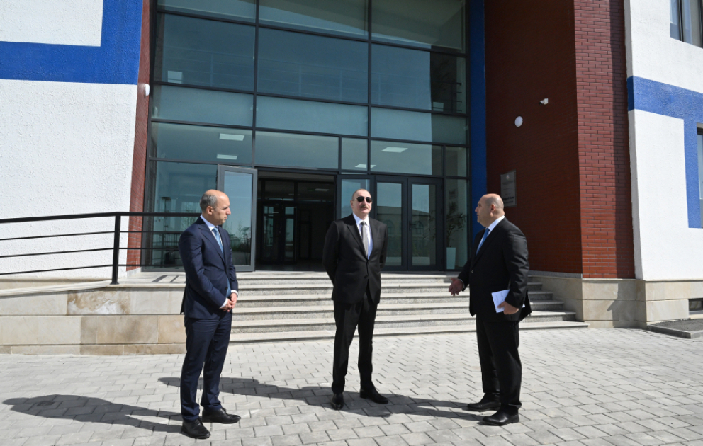 President Ilham Aliyev attended inauguration of Kangarli village secondary school in Aghdam VIDEO