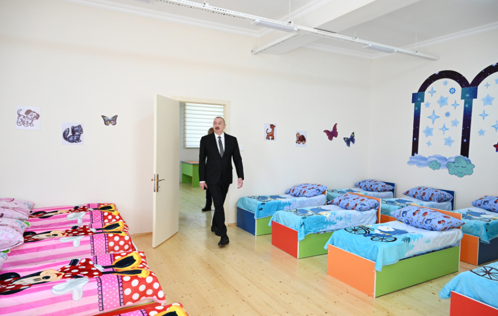 Nursery-kindergarten inaugurated in Aghdam’s Kangarli village VIDEO