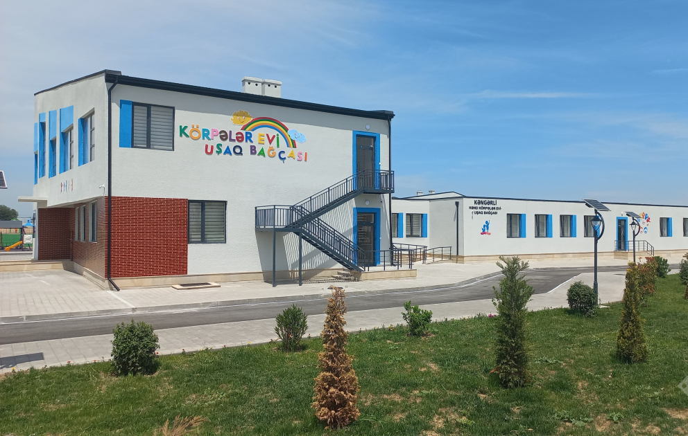 Kəngərli kəndindəki körpələr evi-uşaq bağçasında azyaşlıların təlim-tərbiyəsi üçün hər cür şərait yaradılıb VİDEO