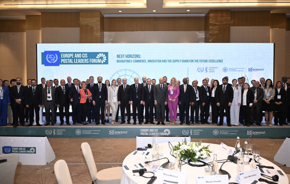 Bakıda Avropa və MDB Poçt Liderlərinin I Forumu işə başlayıb VİDEO
