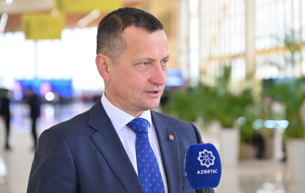 Latviyalı nazir: “Caspian Agro” sərgisinin iştirakçıları Azərbaycan məhsullarının geniş çeşidi ilə tanış olmaq imkanı əldə edirlər VİDEO