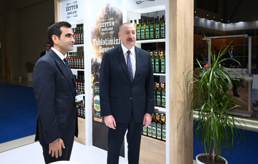 Le président de la République visite les salons « InterFood Azerbaijan » et « Caspian Agro » MIS A JOUR VIDEO