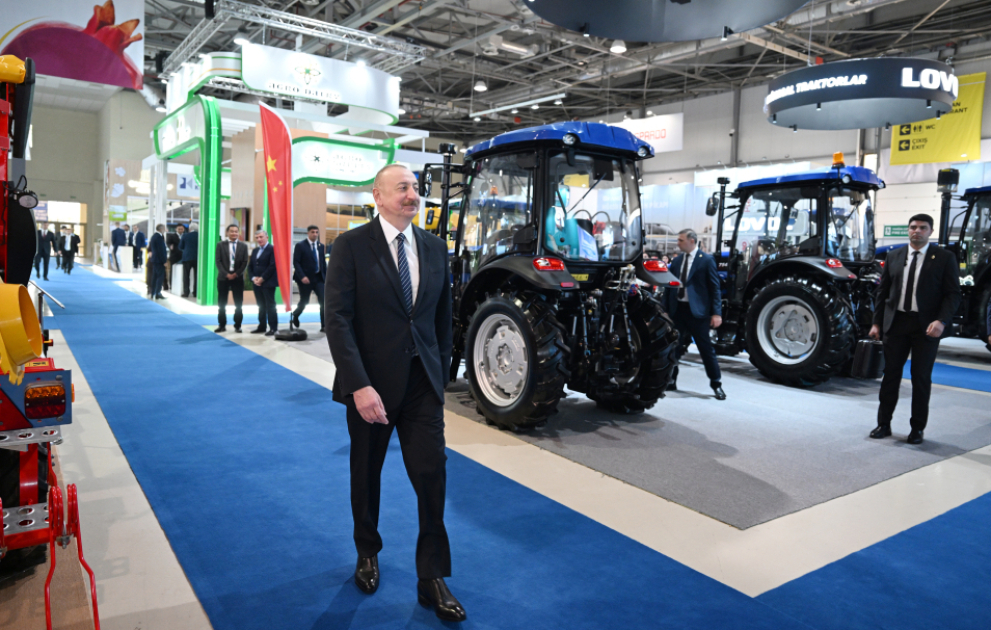 Prezident İlham Əliyev “InterFood Azerbaijan” və “Caspian Agro” sərgiləri ilə tanış olub  YENİLƏNİB  VİDEO