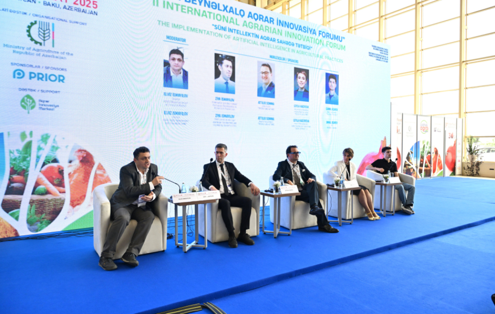 2-ci Beynəlxalq Aqrar İnnovasiya Forumunda “Süni intellektin aqrar sahədə tətbiqi" mövzusunda konfrans keçirilib VİDEO