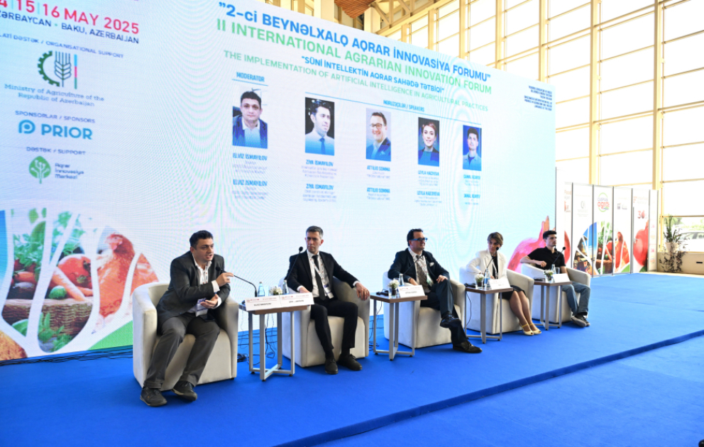 Baku hosts conference on "Implementation of artificial intelligence in agricultural practices" VİDEO